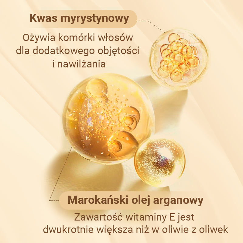 🎁Sekretna formuła zwiększająca temperament✨Długotrwała stylizacja Marokańska objętość Nawilżająca elastyczność