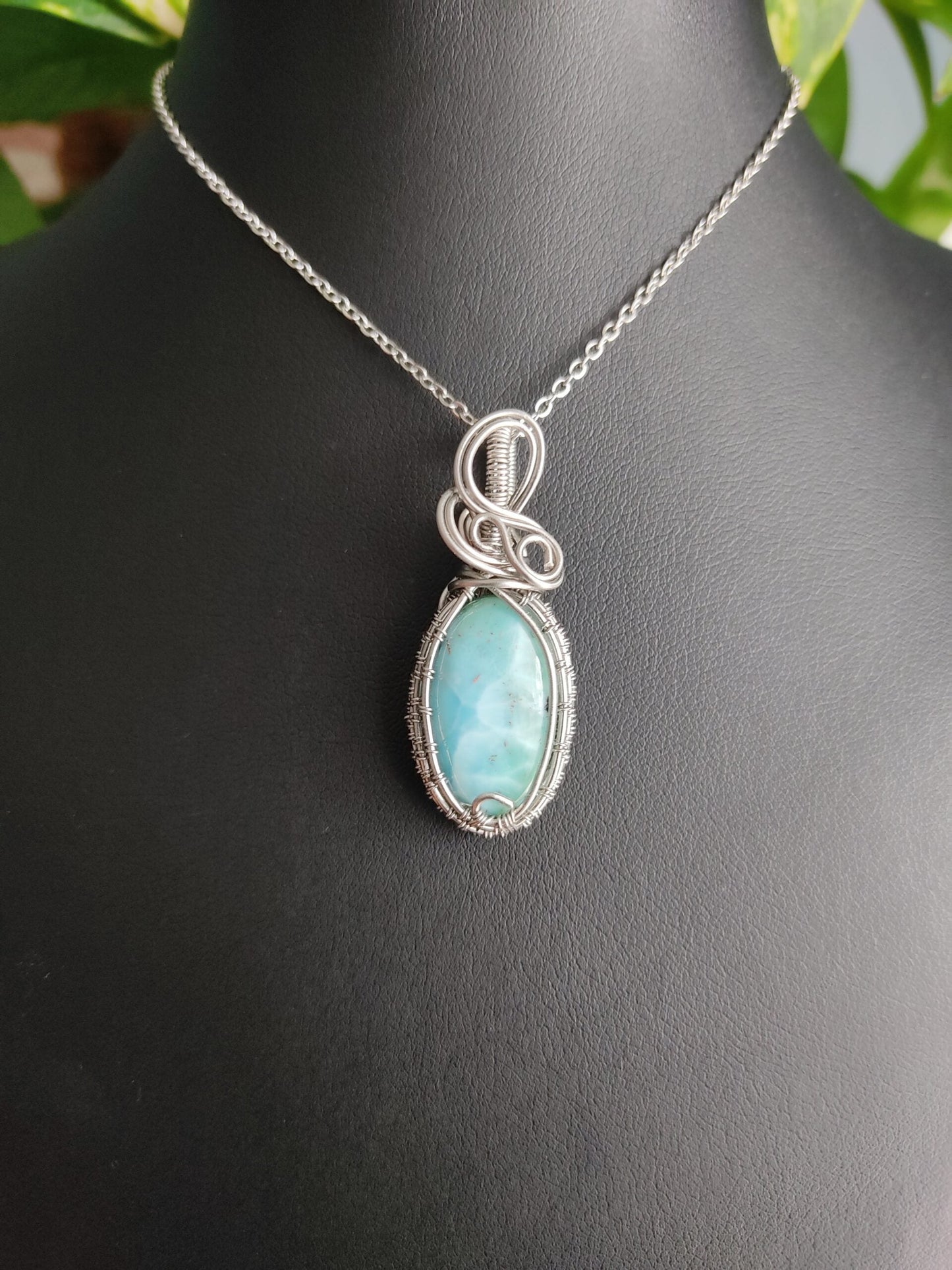 Naszyjnik Larimar