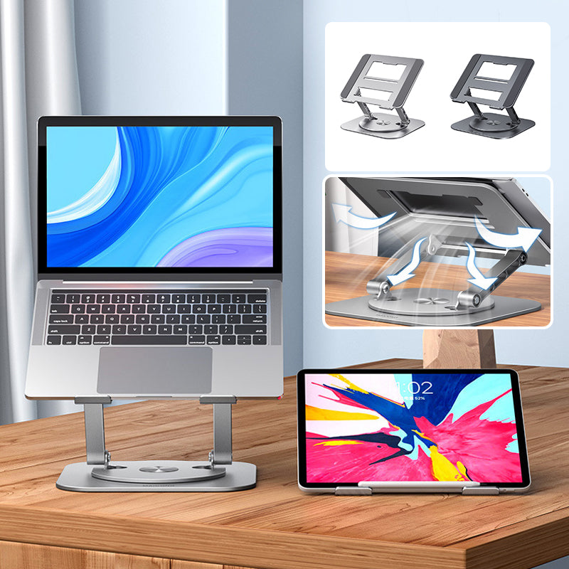 💻Obrotowy uchwyt na laptopa wykonany ze stopu aluminium👍